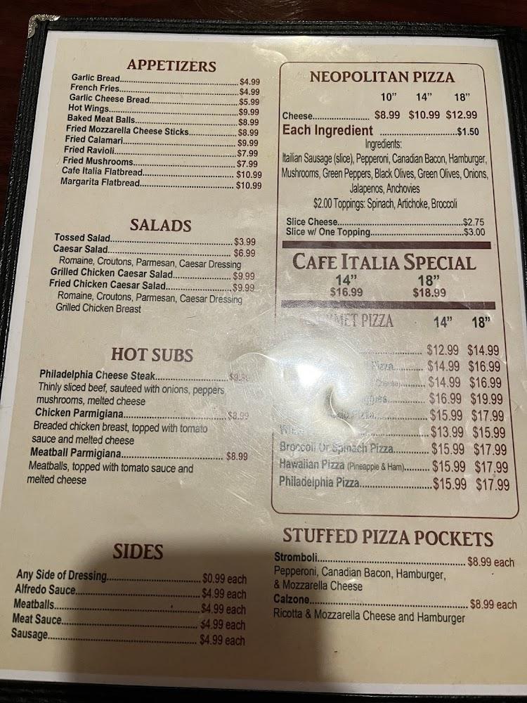 Cafe Italia Menu image 2